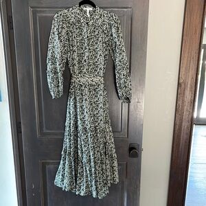 Apiece Apart Floral Long Sleeve Dress